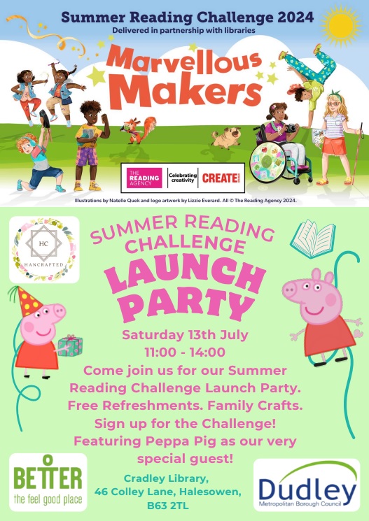 Cradley Library - Summer Reading Challenge Launch Party